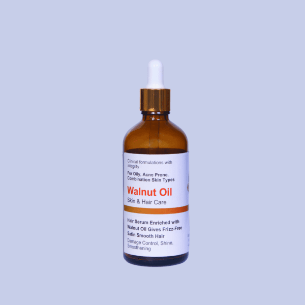 Pure Walnut Oil for hair and skin – enriched with omega-3 fatty acids, perfect for strengthening hair, reducing dandruff, and moisturizing skin